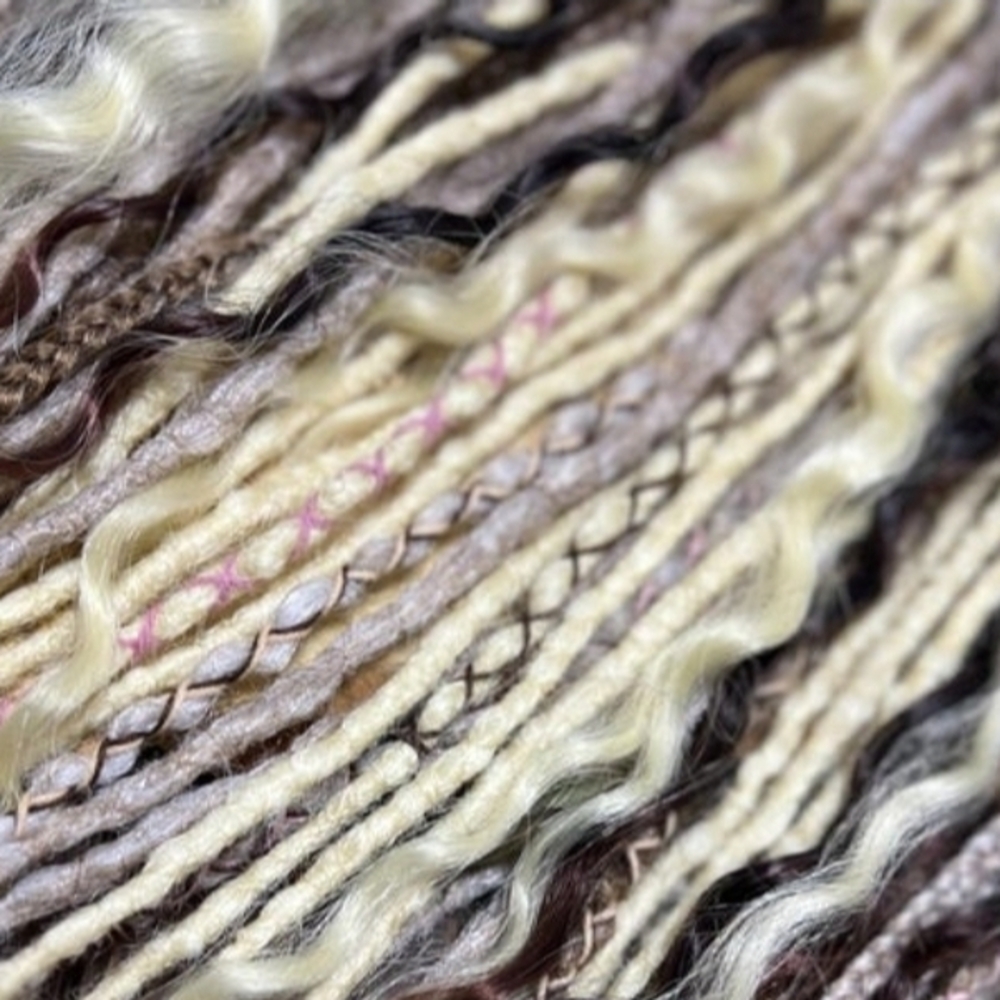 Multi-Color Textured Hair Extensions